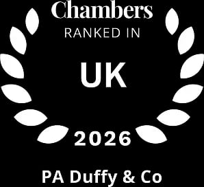 Chambers UK ranked — PA Duffy & Co